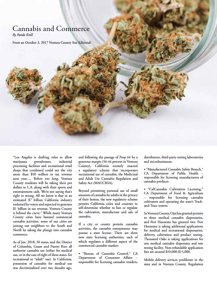 February 2018 Citations - Cannabis & Commerce cover