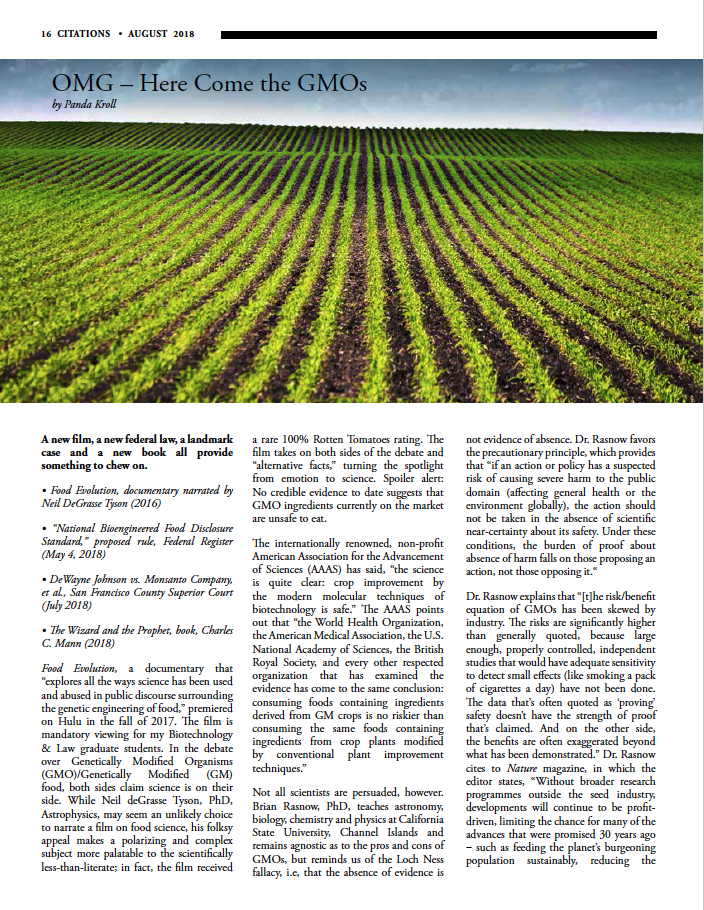 Here Come the GMOs cover